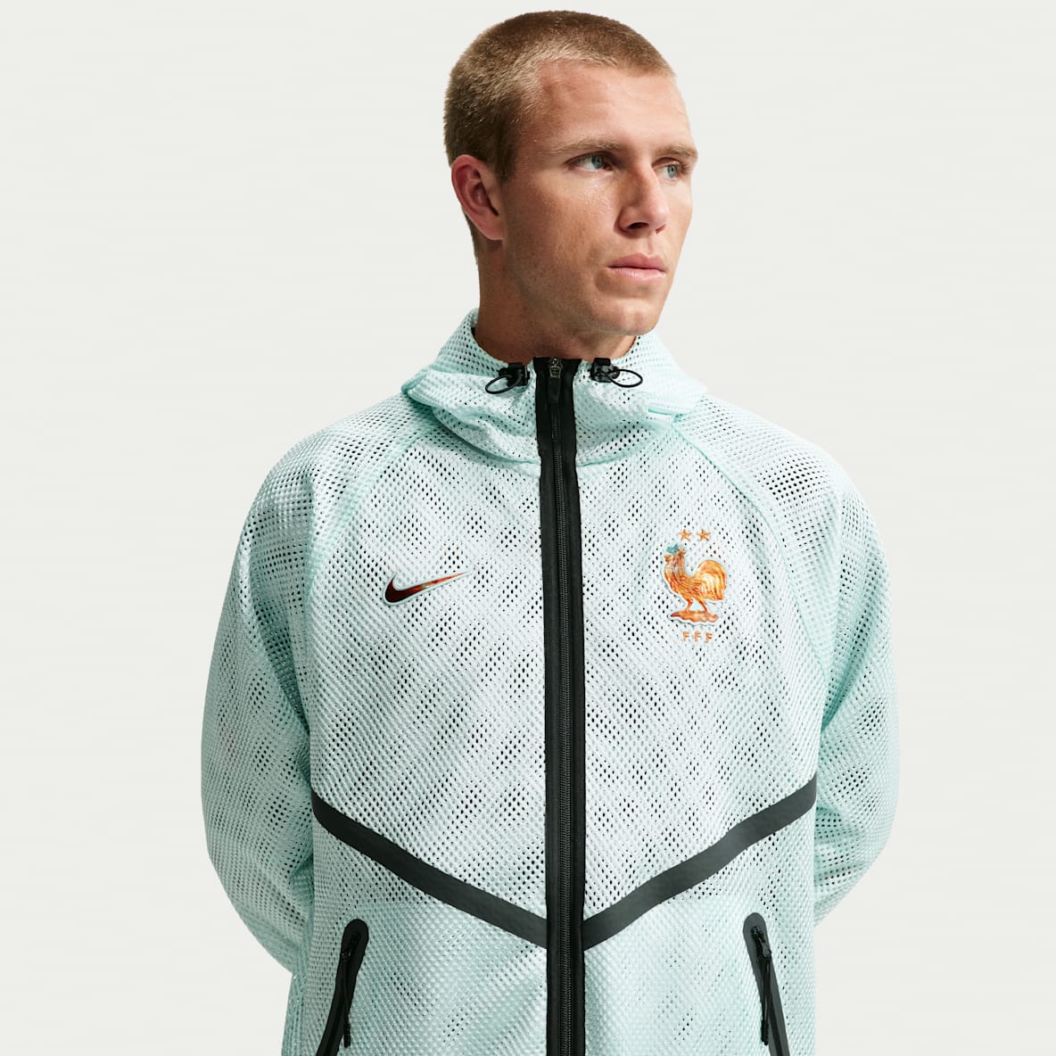 ウェア France national team uniform jacket Nike Nike FFF France National Team Soccer Track Top Jacket Men's S Blue